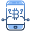 online-payment-otc-trading-smartphone-phone-bitcoin-icon