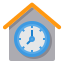 time-working-at-home-employee-timetable-icon