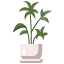 lady-palmtree-leaf-nature-petals-jungle-plant-landscape-icon