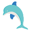 flat-dolphin-icon