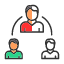 employee-referral-turnover-rehiring-replacement-retention-icon