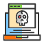 website-hacked-hack-skull-illegal-browser-icon