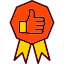 addition-thumbs-up-checkmark-badge-validation-success-check-icon