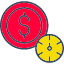 time-is-money-productivity-efficiency-cost-effectiveness-management-value-return-on-investment-icon-icon