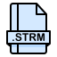 strm-file-format-extension-document-icon
