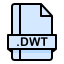 dwt-file-format-extension-document-icon