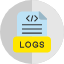 file-log-logging-logs-plain-text-records-icon