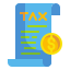 tax-paper-bill-business-money-finance-fintech-icon