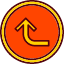 arrow-direction-down-turn-uturn-icon