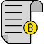 billfinancial-report-receipt-tax-invoice-crypto-bitcoin-blockchain-icon