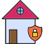 home-security-complete-confirm-house-protection-shield-icon