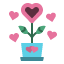 love-plant-heart-flower-nature-romance-icon