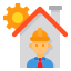 engineer-construction-architecture-house-gear-icon