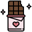 love-filloutline-chocolate-bar-dessert-heart-snack-icon
