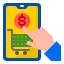 work-from-home-online-mobilephone-shopping-icon