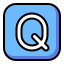 q-alphabet-abecedary-sign-symbol-letter-icon