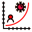 covid-statistic-virus-curve-icon