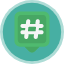 social-media-square-logo-hashtags-copywriting-icon