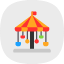 amusement-carousel-castle-fairground-park-playground-icon