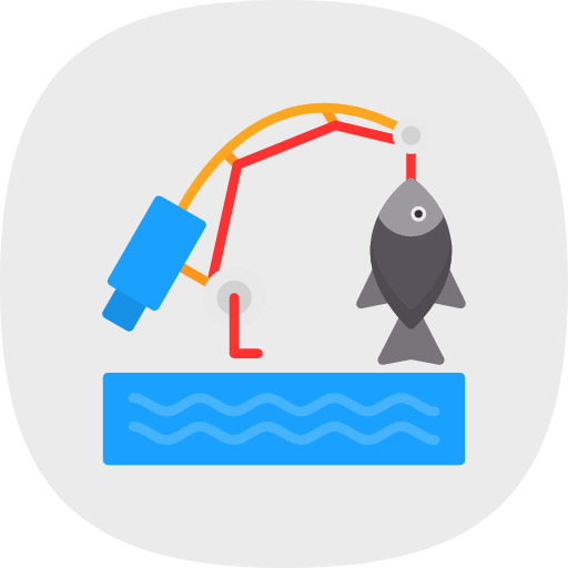 fish icon, hook icon, pole icon, fishing icon, rod icon, leisure