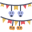 halloween-garland-party-ghost-flag-icon