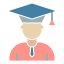 graduationcommencement-convocation-degree-graduate-icon