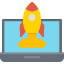 rocket-laptop-launch-project-startup-icon
