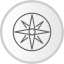 compass-direction-location-navigation-sea-star-icon