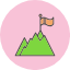 business-development-flag-mission-mountain-startup-success-icon