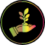 save-plants-earth-eco-energy-glober-leaf-nature-guardar-icon