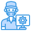 technician-avatar-occupation-man-computer-icon