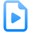 file-earmark-play-multimedia-media-page-audio-video-icon