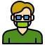 nerd-icon-avatar-mask-icon