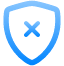 shield-x-protection-secure-security-protect-cross-delete-no-icon