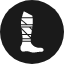 leg-ankle-brace-splint-broken-fracture-icon-vector-design-icons-icon
