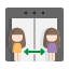 safe-distance-social-distancing-space-elevator-protect-lift-icon