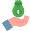 bag-coins-dollar-finance-gold-money-symbol-illustration-icon