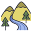 mountain-tree-nature-river-landscape-forest-icon