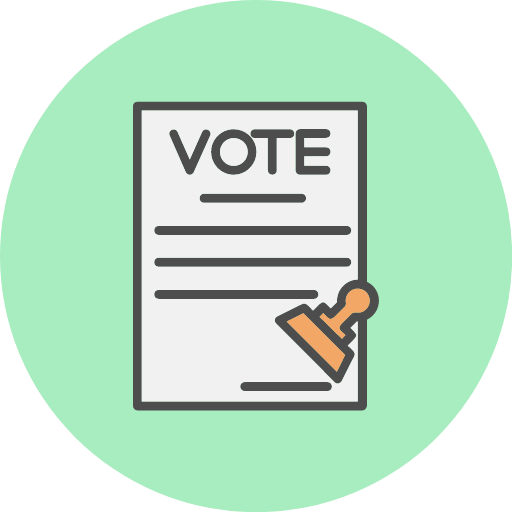 Postage Icon Stamp Icon Paper Icon Vote Icon Casting Icon Voting Icon