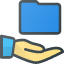 folderdirectory-share-hold-hand-icon