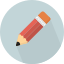 pencil-take-notes-student-school-vector-flat-icon