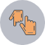 up-donw-pointing-down-hands-finger-hand-icon-icon