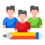 man-teamwork-business-pencil-organization-icon