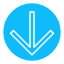 arrows-down-direction-sign-user-interface-icon