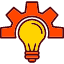 bulb-cog-creative-development-idea-setting-icon