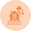 flooded-house-waves-water-tick-icon