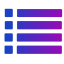 gradient-list-with-dots-icon