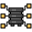 vagueness-server-database-technology-network-icon