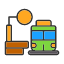 train-stop-commuter-people-rail-station-transit-icon