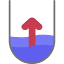 clean-down-level-liquid-low-water-symbol-illustration-icon